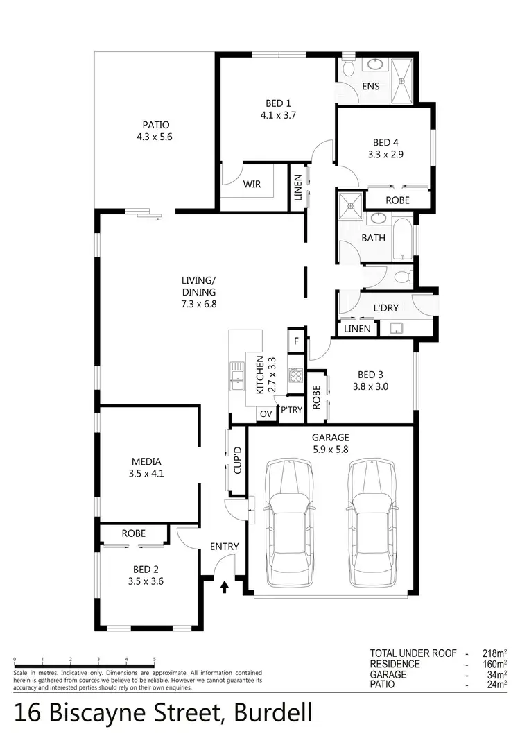 Floorplan of Homely house listing, 16 Biscayne Street, Burdell QLD 4818