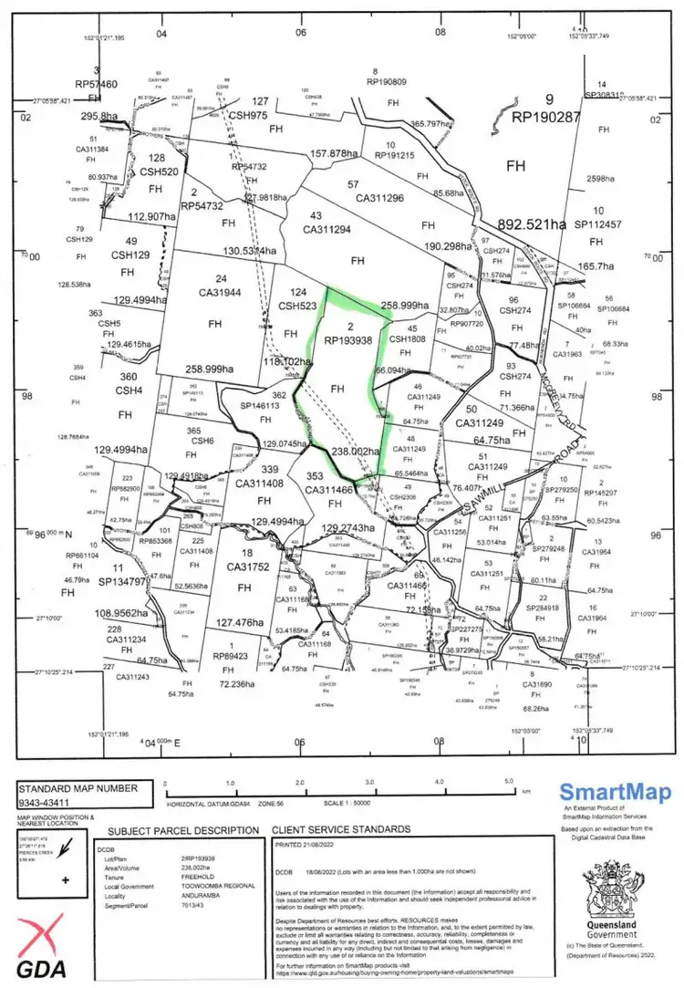 Floorplan of Homely rural property listing, Lot 2 Marshall Rd, Anduramba QLD 4355