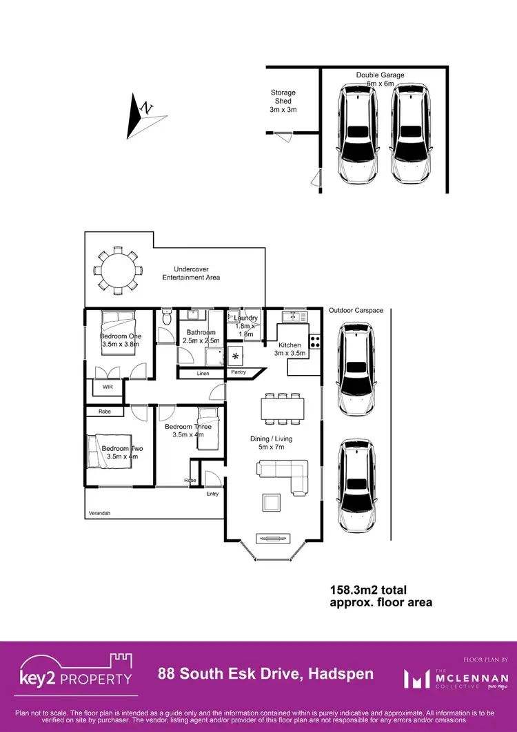 Floorplan of Homely house listing, 88 South Esk Drive, Hadspen TAS 7290