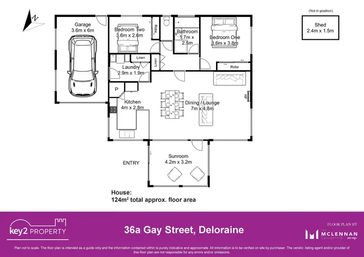 Floorplan of Homely house listing, 36A Gay Street, Deloraine TAS 7304