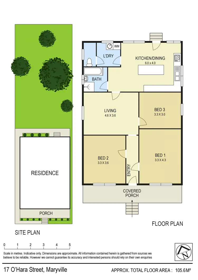 Floorplan of Homely house listing, 17 O'Hara Street, Maryville NSW 2293