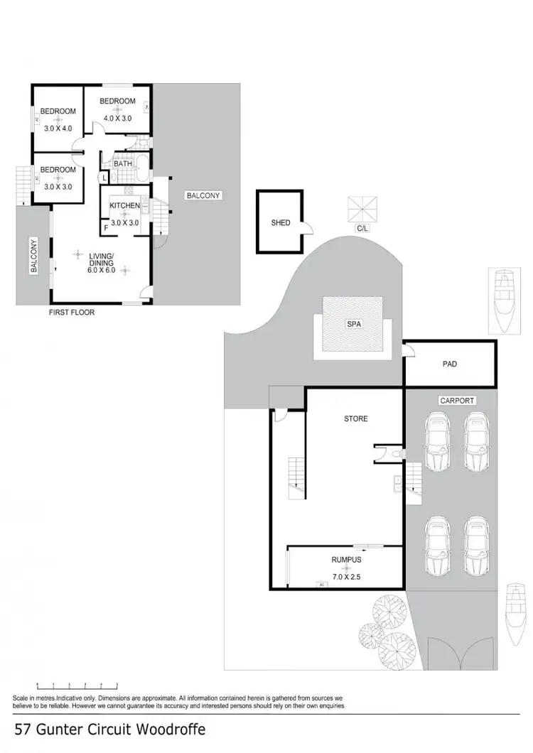 Floorplan of Homely house listing, 57 Gunter Circuit, Woodroffe NT 830