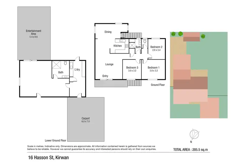 Floorplan of Homely house listing, 16 Hasson Street, Kirwan QLD 4817
