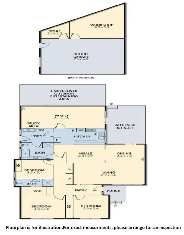 Floorplan of Homely house listing, 246 Greenhills Road, Bundoora VIC 3083