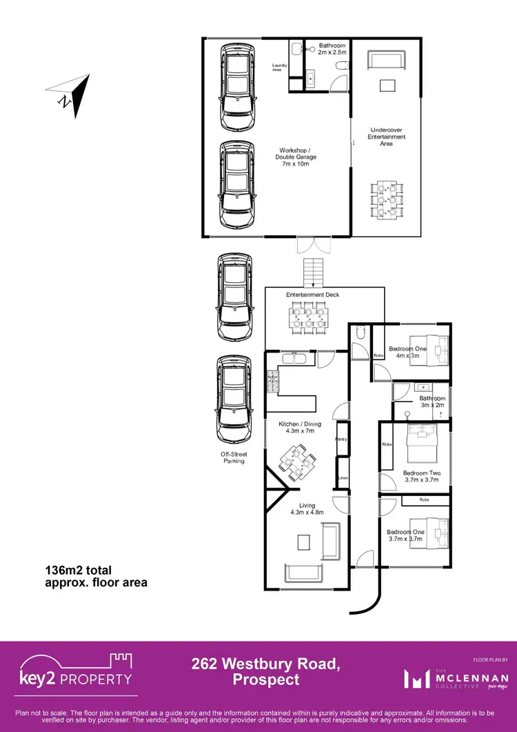 Floorplan of Homely house listing, 262 Westbury Road, Prospect TAS 7250