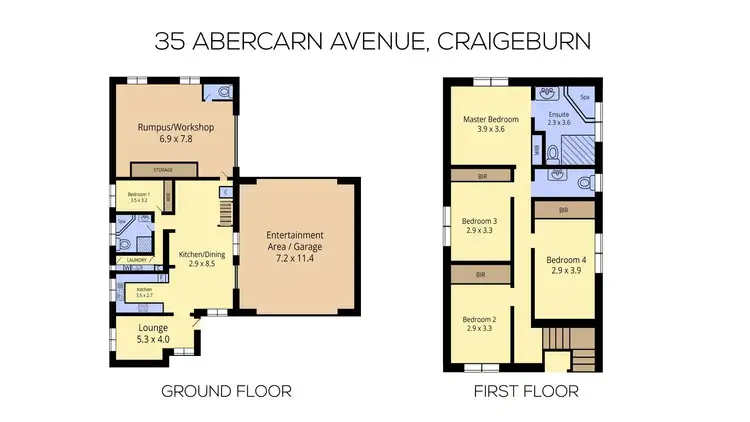 Floorplan of Homely house listing, 35 Abercarn Avenue, Craigieburn VIC 3064