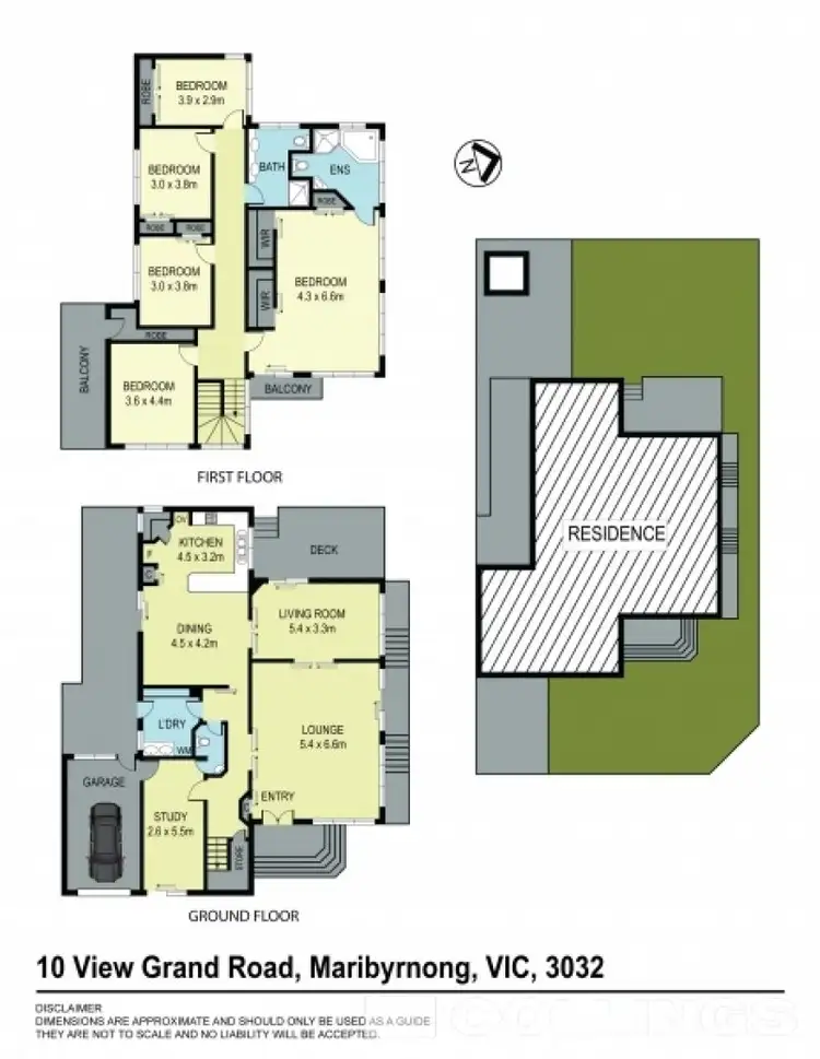 Floorplan of Homely house listing, 10 View grand Road, Maribyrnong VIC 3032