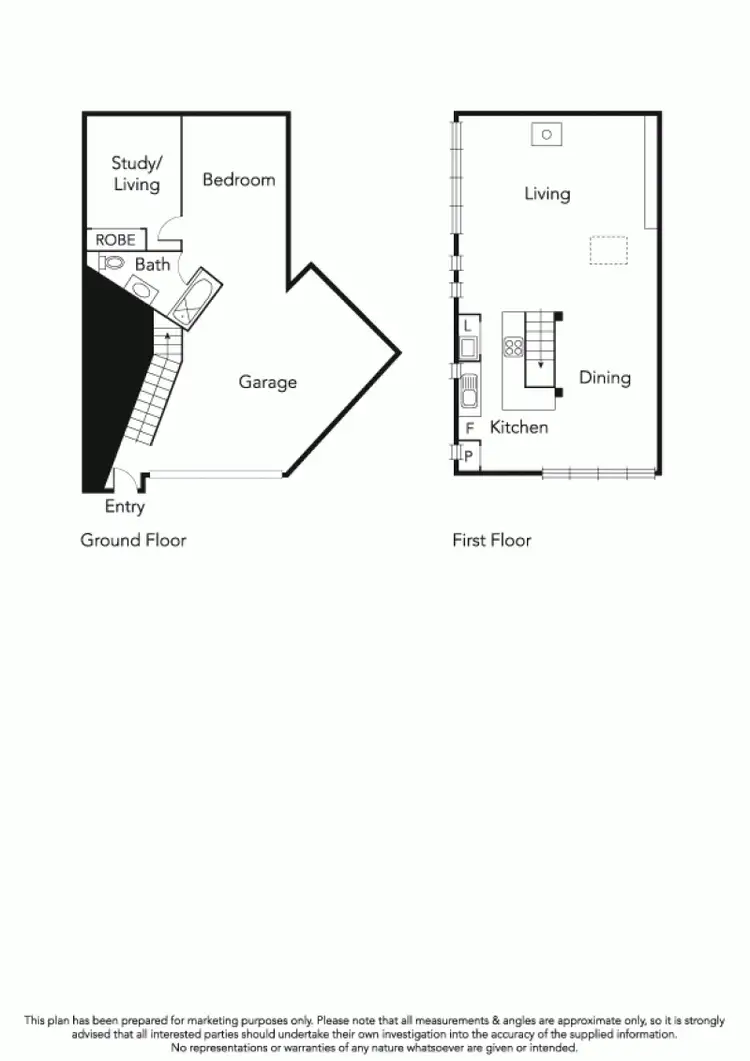 Floorplan of Homely townhouse listing, 4 Harding Lane, Richmond VIC 3121