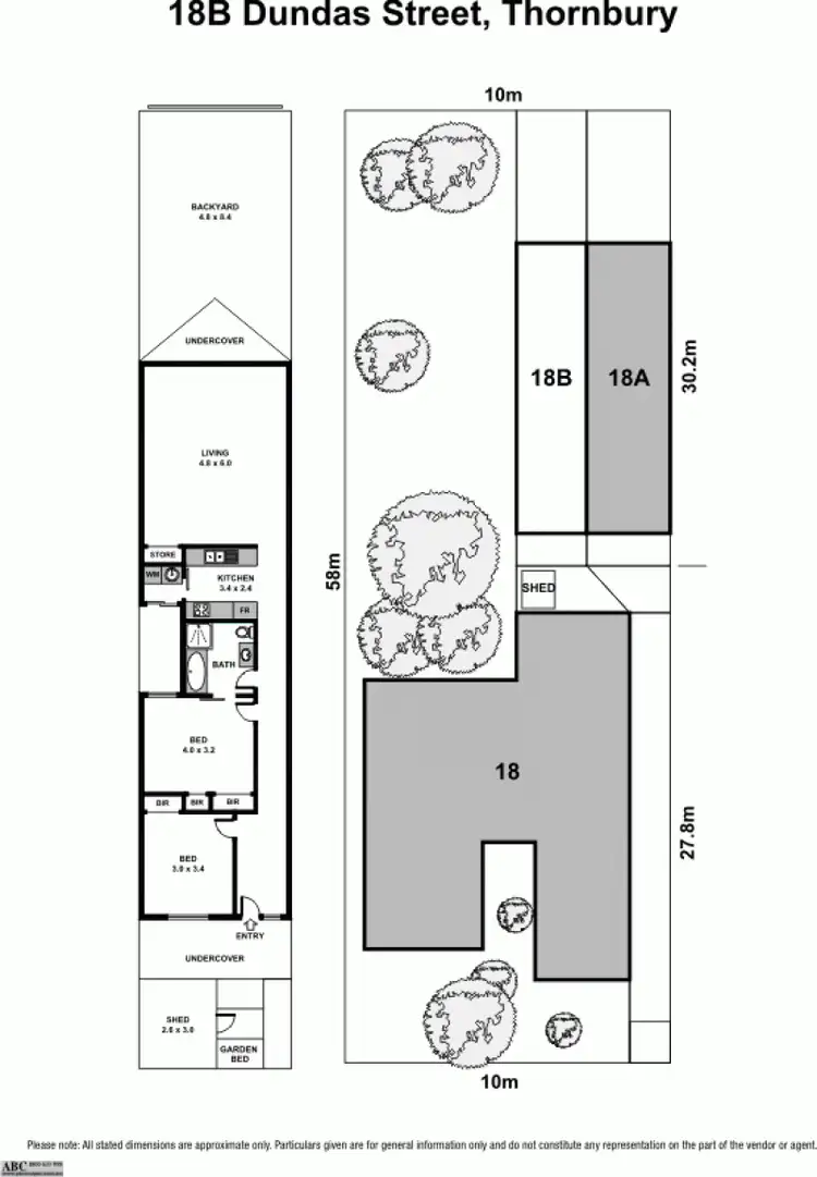 Floorplan of Homely house listing, 18B Dundas Street, Thornbury VIC 3071