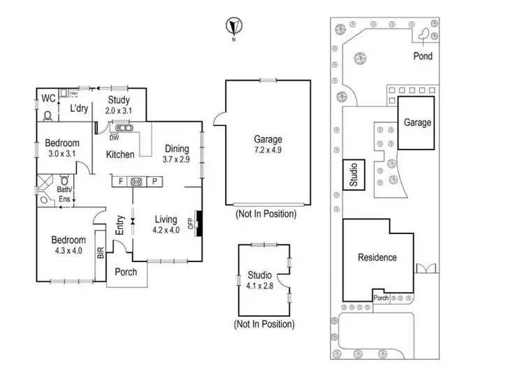 Floorplan of Homely house listing, 46 Hammond Street, Thornbury VIC 3071