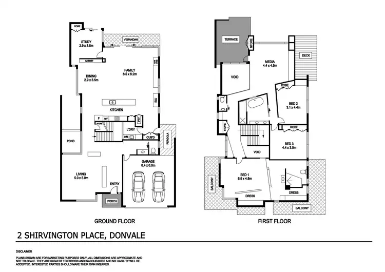 Floorplan of Homely house listing, 2 Shirvington Place, Donvale VIC 3111