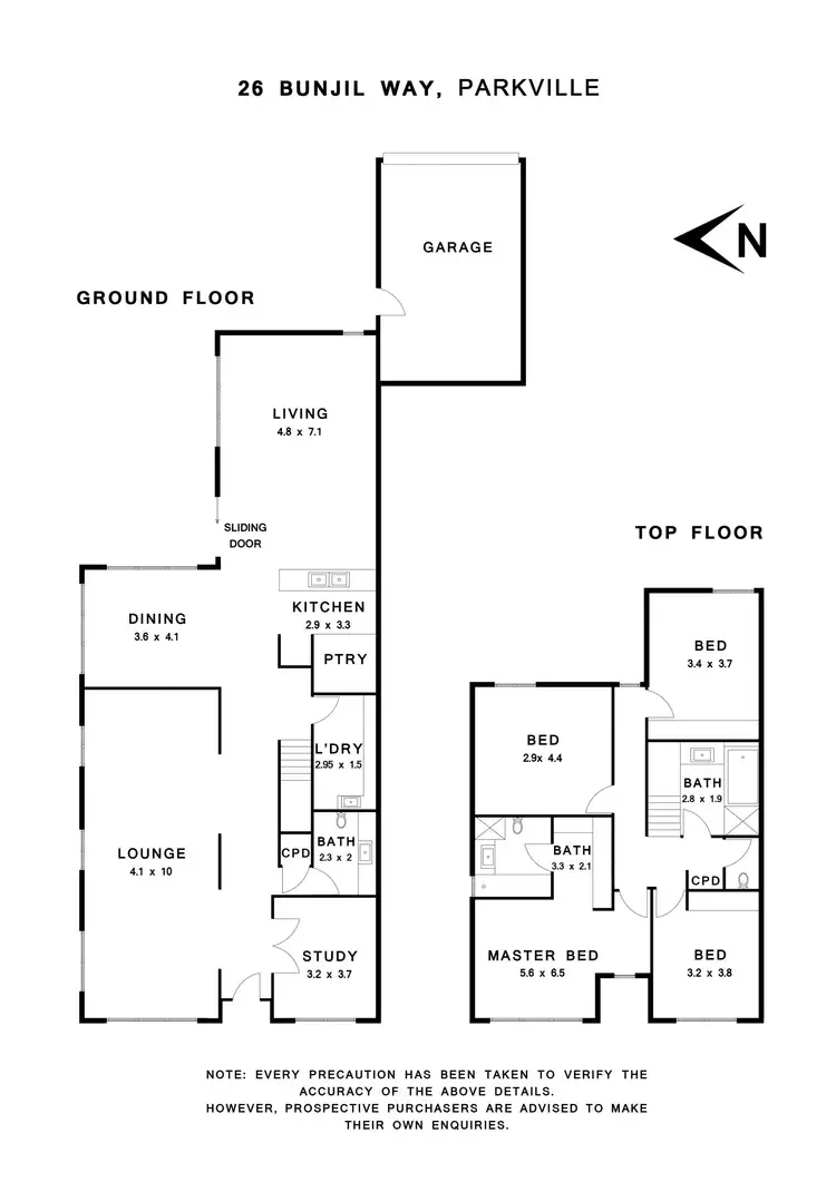 Floorplan of Homely house listing, 26 Bunjil Way, Parkville VIC 3052