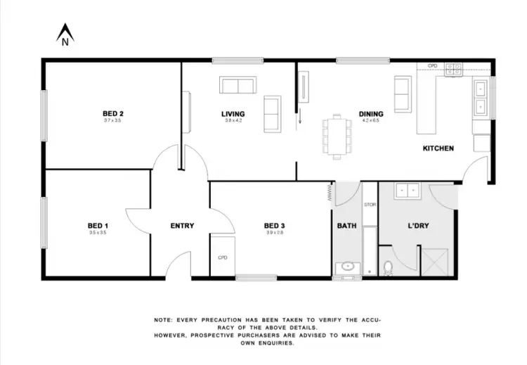 Floorplan of Homely house listing, 8 Monash Avenue, Thornbury VIC 3071