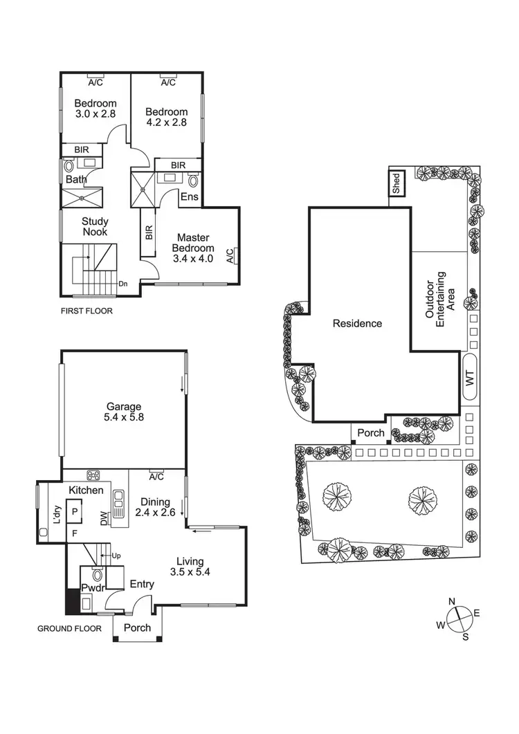 Floorplan of Homely townhouse listing, 1/4 Crookston Road, Reservoir VIC 3073
