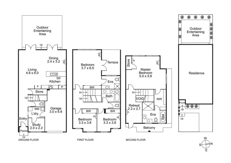 Floorplan of Homely house listing, 17 Parkside Row, Preston VIC 3072
