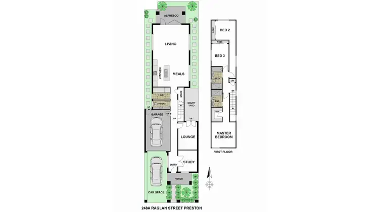 Floorplan of Homely house listing, 248A Raglan Street, Preston VIC 3072