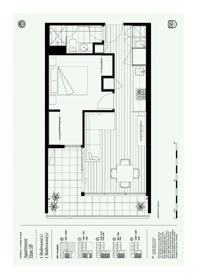 Floorplan of Homely apartment listing, 410/114 Helen Street, Northcote VIC 3070
