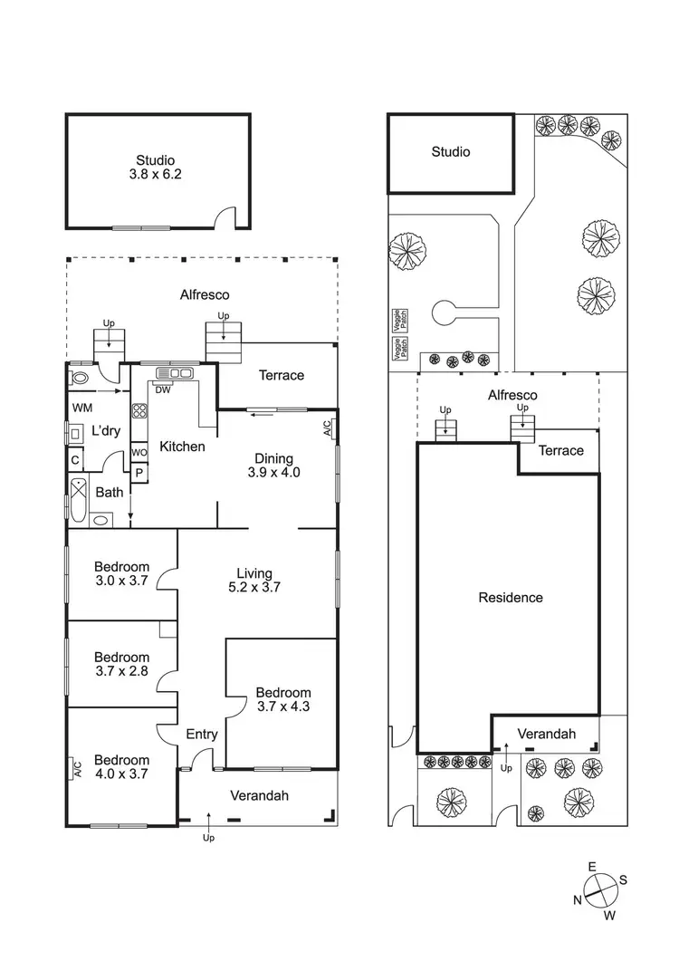 Floorplan of Homely house listing, 20 Horne Street, Clifton Hill VIC 3068