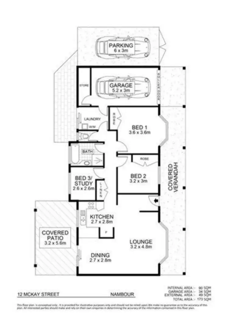 Floorplan of Homely house listing, 12 McKay Street, Nambour QLD 4560