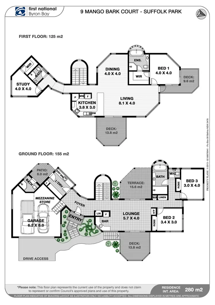 Floorplan of Homely house listing, 9 Mango Bark Court, Suffolk Park NSW 2481