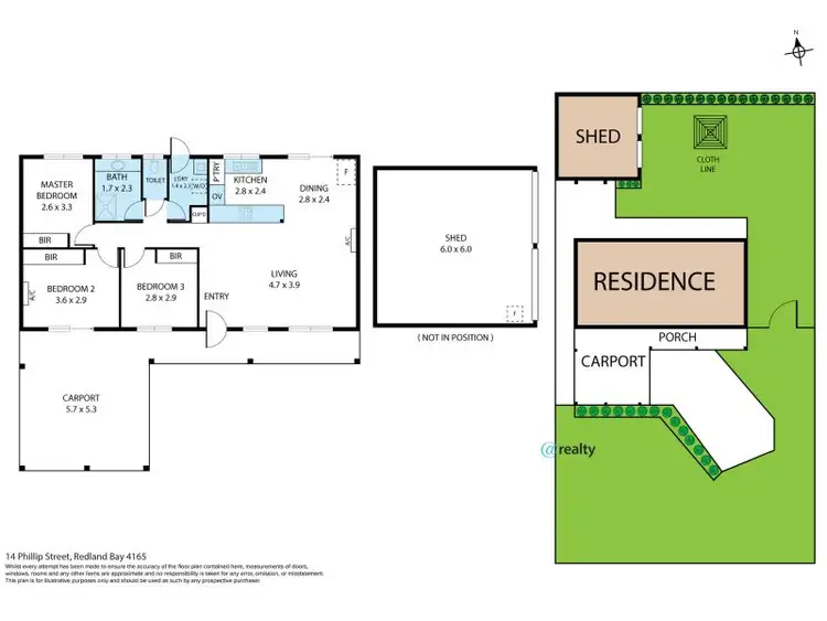 Floorplan of Homely house listing, 1/33 Phillip Street, Redland Bay QLD 4165