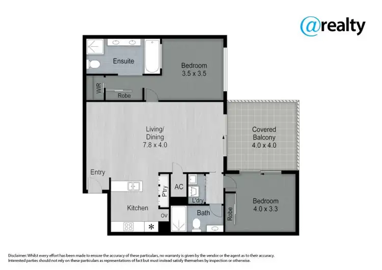 Floorplan of Homely apartment listing, 1102/33 T E Peters Drive, Broadbeach Waters QLD 4218