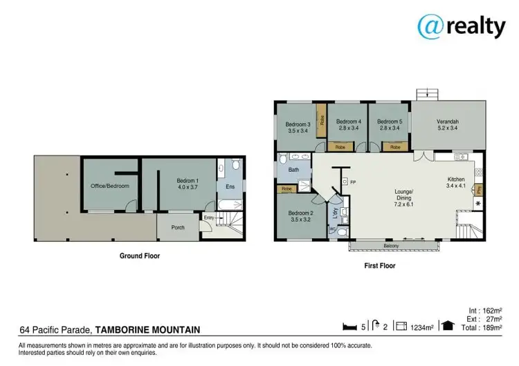 Floorplan of Homely house listing, 64-66 Pacific Parade, Tamborine Mountain QLD 4272