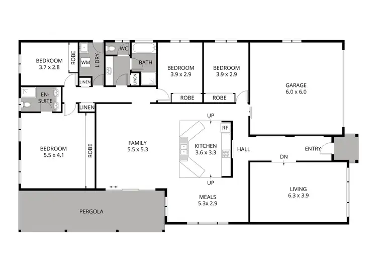 Floorplan of Homely house listing, 6 Woolgunyah Parkway, Flinders NSW 2529