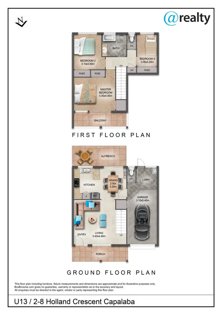 Floorplan of Homely townhouse listing, 13/2 Holland Crescent, Capalaba QLD 4157