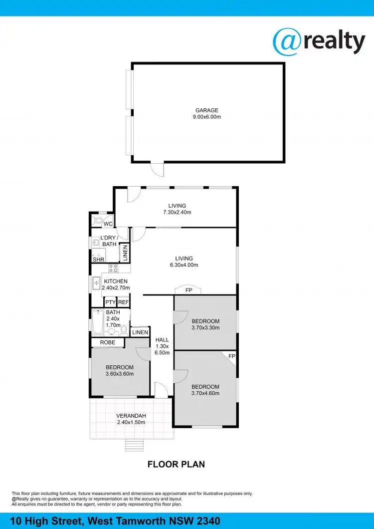 Floorplan of Homely house listing, 10 High Street, Tamworth NSW 2340