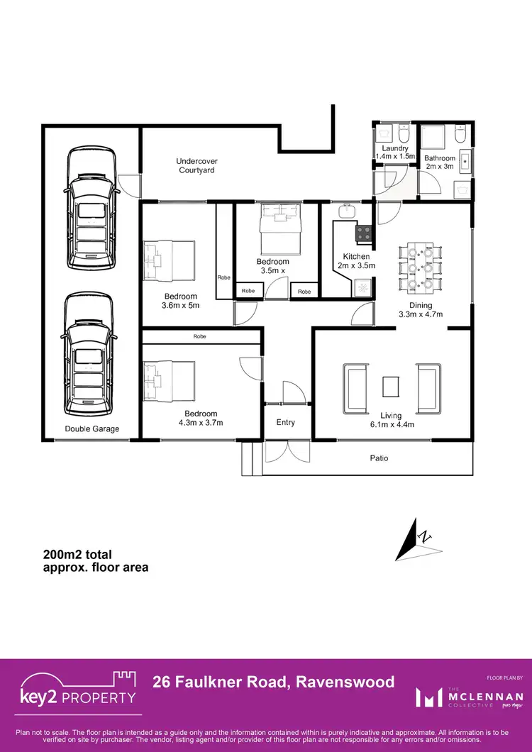 Floorplan of Homely house listing, 26 Faulkner Road, Ravenswood TAS 7250