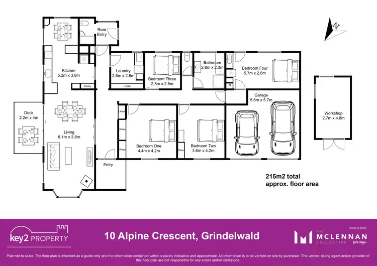 Floorplan of Homely house listing, 10 Alpine Crescent, Grindelwald TAS 7277