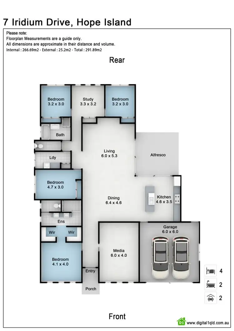 Floorplan of Homely house listing, 7 Iridium Drive, Hope Island QLD 4212