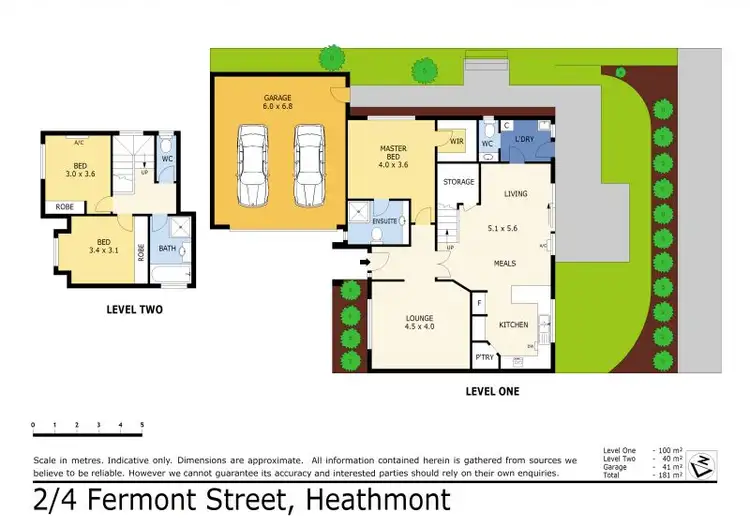 Floorplan of Homely townhouse listing, 2/4 Fremont Street, Heathmont VIC 3135
