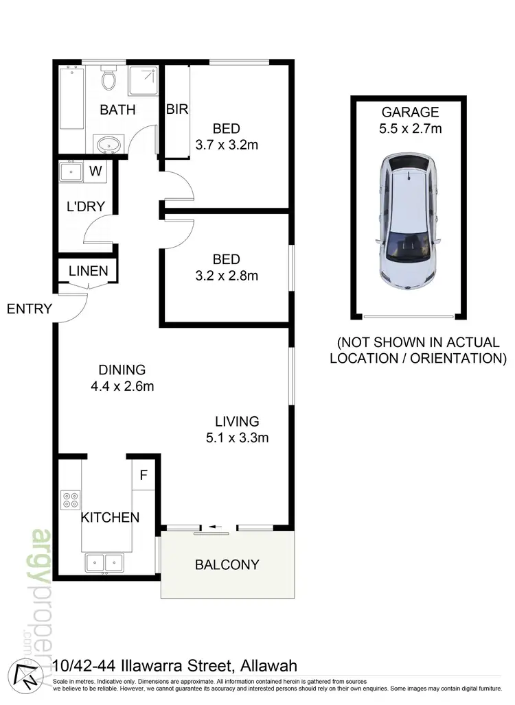 Floorplan of Homely apartment listing, 10/42-44 Illawarra Street, Allawah NSW 2218