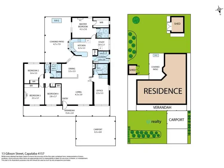 Floorplan of Homely house listing, 13 Gibson Street, Capalaba QLD 4157
