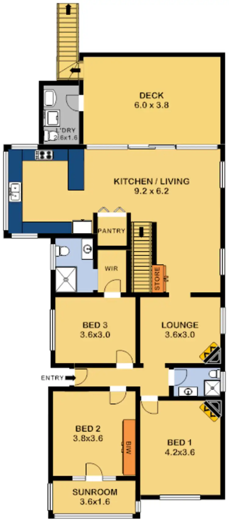 Floorplan of Homely house listing, 20 Beresford Avenue, Croydon Park NSW 2133
