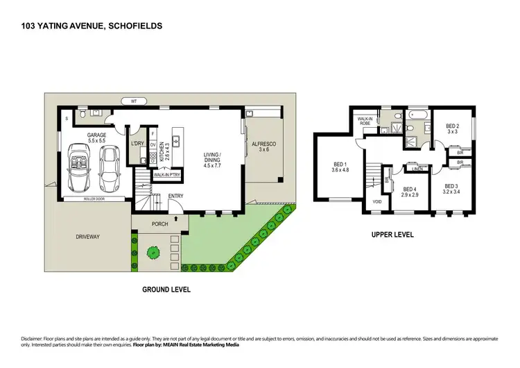 Floorplan of Homely house listing, 103 Yating Avenue, Schofields NSW 2762