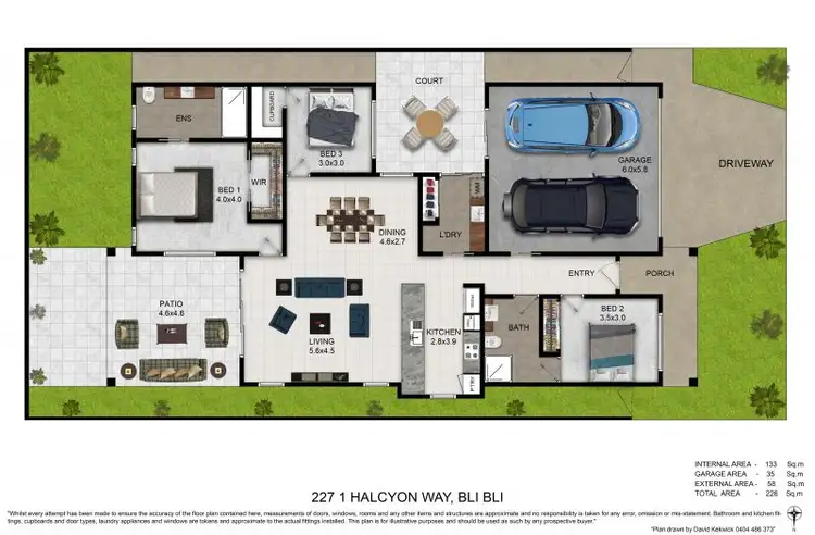 Floorplan of Homely house listing, 227/1 Halcyon Way, Bli Bli QLD 4560