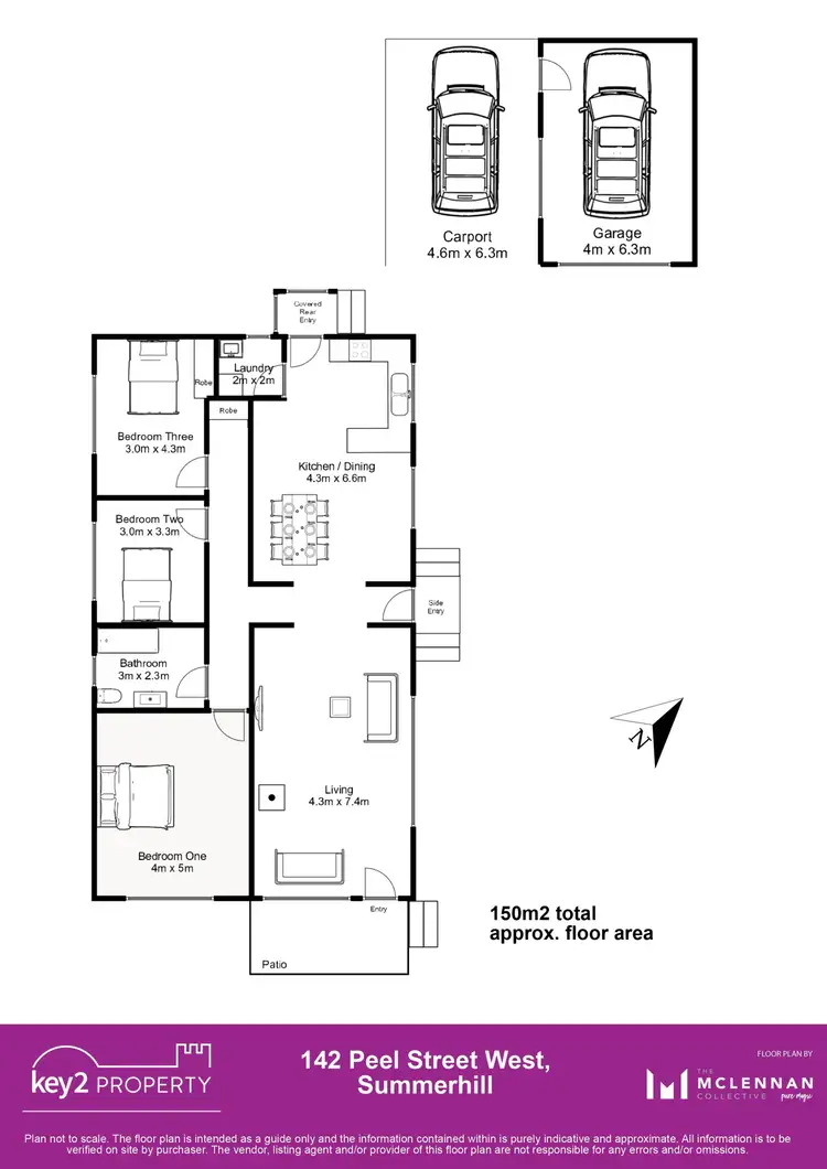 Floorplan of Homely house listing, 142 Peel Street West, Summerhill TAS 7250