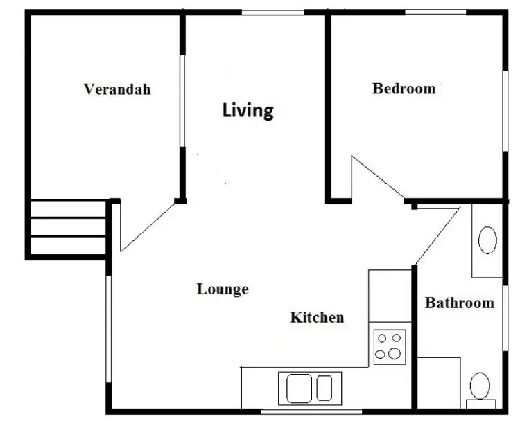 Floorplan of Homely unit listing, 7/38 David Low Way, Diddillibah QLD 4559