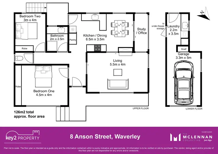 Floorplan of Homely house listing, 8 Anson Street, Waverley TAS 7250