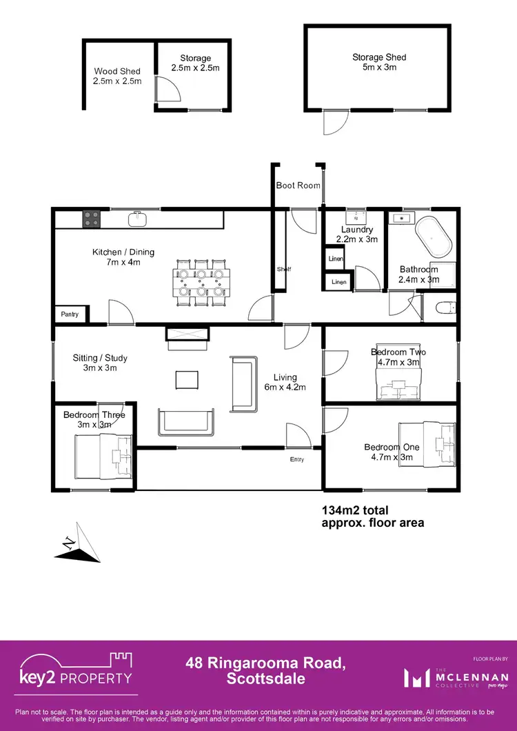 Floorplan of Homely house listing, 48 Ringarooma Road, Scottsdale TAS 7260