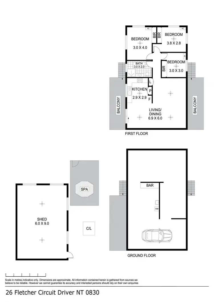 Floorplan of Homely house listing, 26 Fletcher Circuit, Driver NT 830