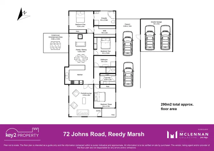 Floorplan of Homely rural property listing, 72 Johns Road, Reedy Marsh TAS 7304