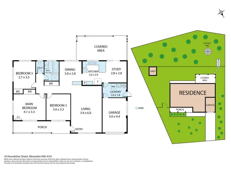 Floorplan of Homely house listing, 15 Houndslow Street, Alexandra Hills QLD 4161