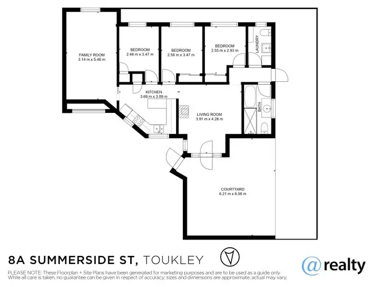 Floorplan of Homely villa listing, 8A Summerside Street, Toukley NSW 2263