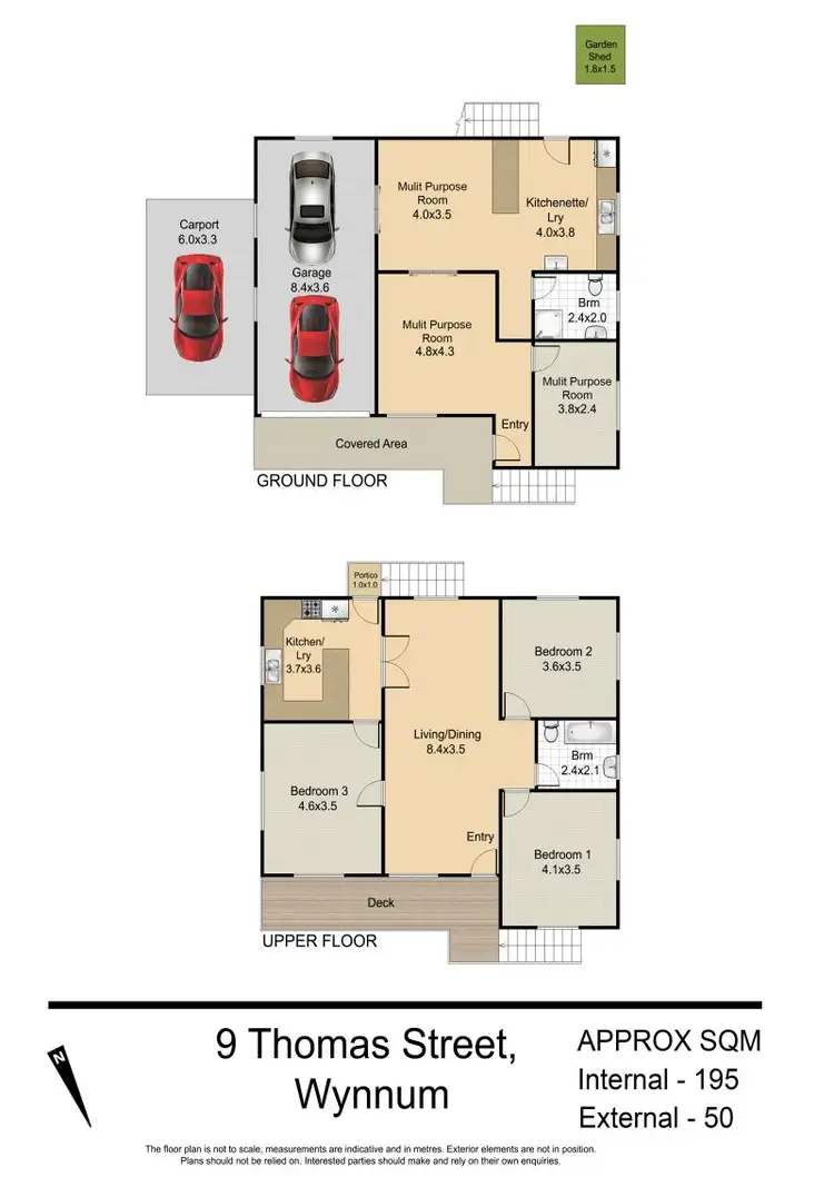 Floorplan of Homely house listing, 9 Thomas Street, Wynnum QLD 4178