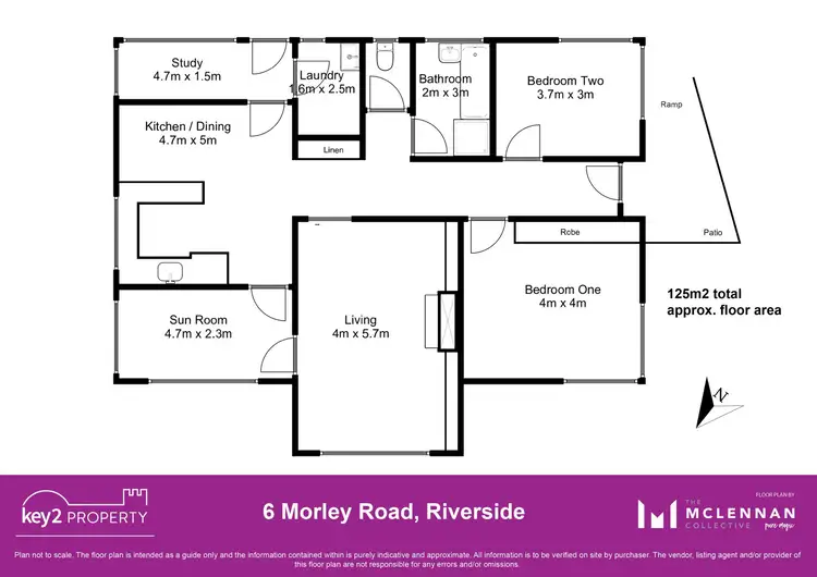 Floorplan of Homely house listing, 6 Morley Road, Riverside TAS 7250