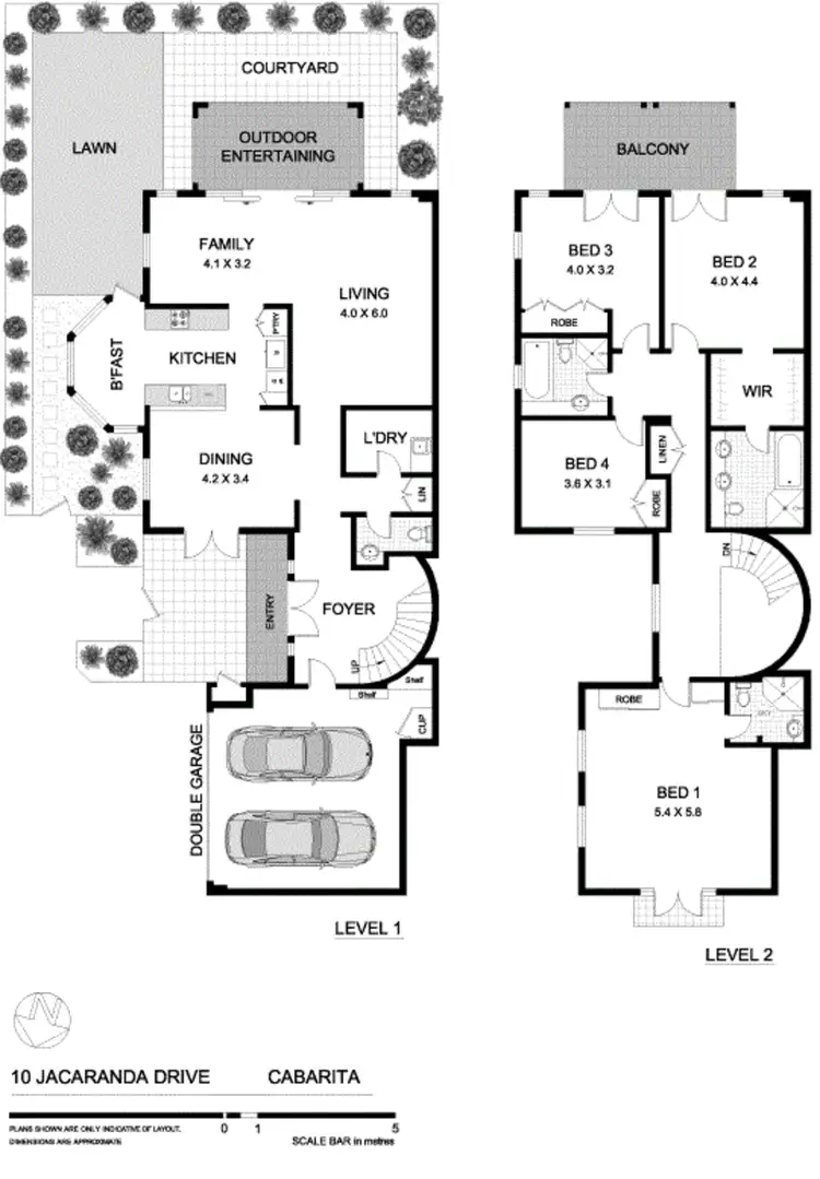Floorplan of Homely house listing, 10 Jacaranda Drive, Cabarita NSW 2137